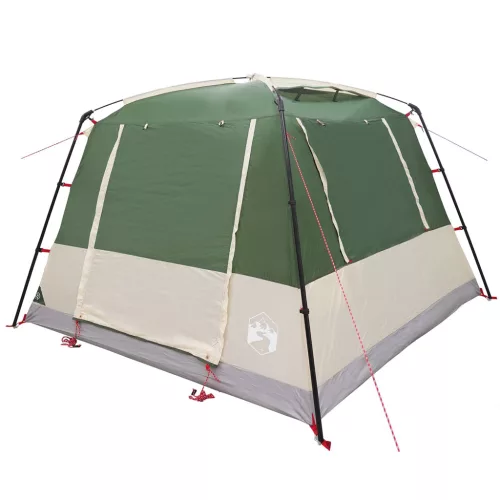  WC Sátor Zöld 10 személyes 185T poliészter PU bevonattal