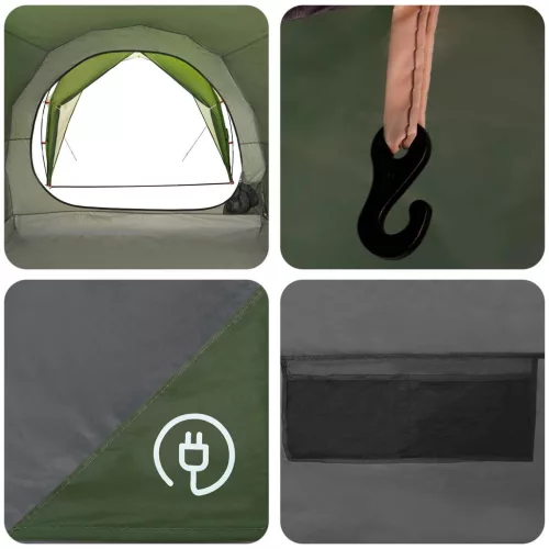  Alagút sátor Zöld 562 x 265 x 216 cm