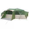  Családi sátor esővédővel vízálló alagút Zöld 18-Fős