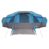  Családi sátor esővédővel vízálló alagút Kék 18-Fős
