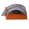  Családi sátor esővédővel vízálló Szürke és narancs 18-Fős