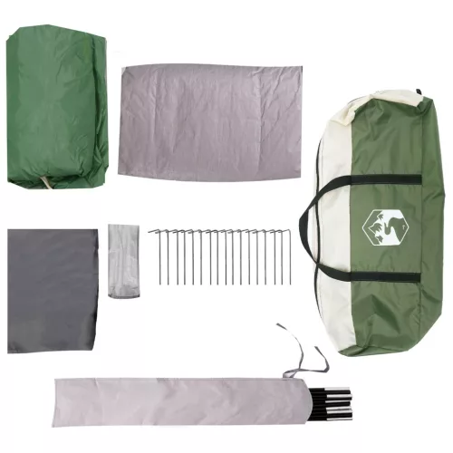  Családi Sátor Zöld 550 x 555 x 208 cm