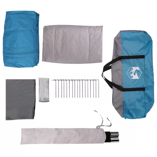  Családi Sátor Kék 550 x 555 x 208 cm