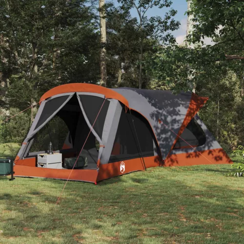  Családi Sátor Szürke és narancs 550 x 555 x 208 cm