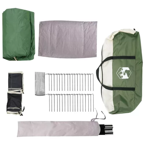  Családi Sátor Zöld 610 x 610 x 210 cm