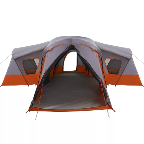  Családi Sátor Szürke és narancs 610 x 610 x 210 cm