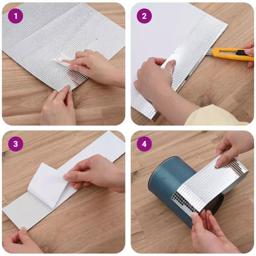  Tükör Mozaik Csempe Geometrikus 3 pcs Ezüst 30 x 30 cm Üveg