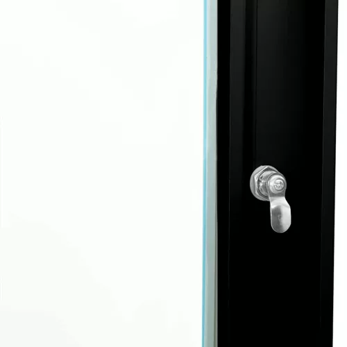  Hálózati szekrény tárolóval Fekete 53 x 45 x 21 cm Acél