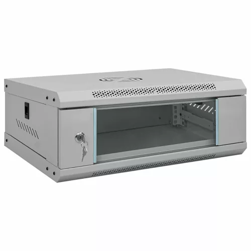  Hálózati szekrény tárolóval Szürke 53 x 35 x 21 cm Acél