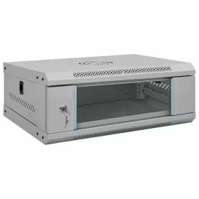    Hálózati szekrény tárolóval Szürke 53 x 45 x 21 cm Acél