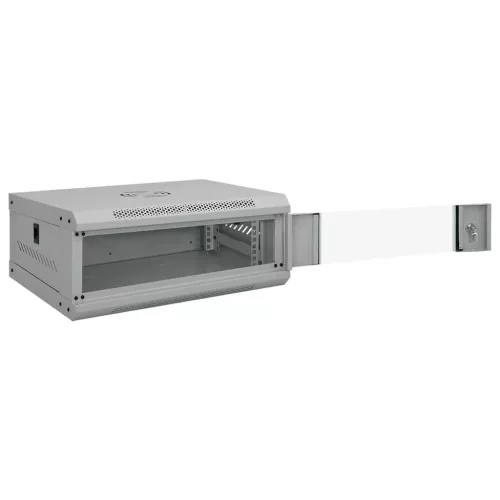  Hálózati szekrény tárolóval Szürke 53 x 45 x 21 cm Acél