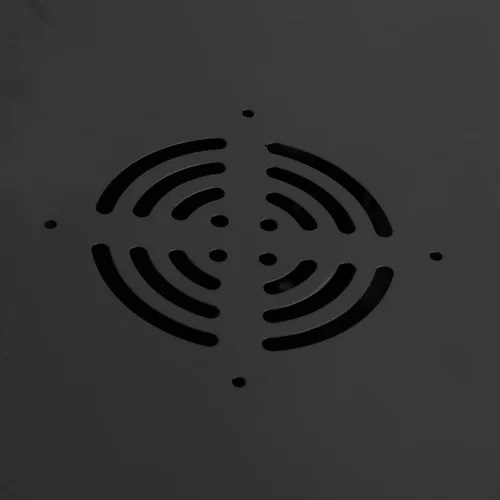  Hálózati szekrény tárolóval Fekete 53 x 45 x 30 cm Acél