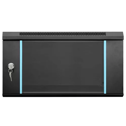  Hálózati szekrény tárolóval Fekete 53 x 60 x 30 cm Acél