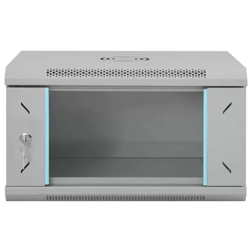  Hálózati szekrény tárolóval Szürke 53 x 45 x 30 cm Acél