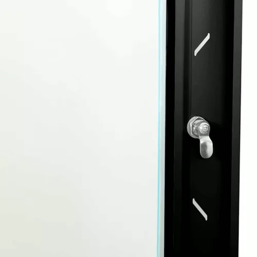  Hálózati szekrény tárolóval Fekete 53 x 45 x 45 cm Acél