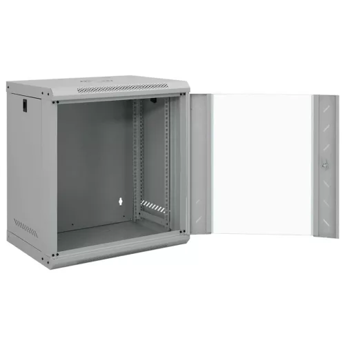  Hálózati szekrény tárolóval Szürke 53 x 45 x 60 cm Acél