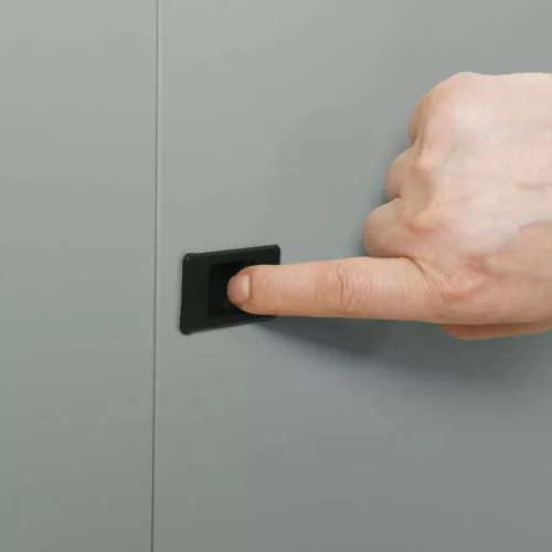  Hálózati szekrény tárolóval Szürke 53 x 60 x 60 cm Acél