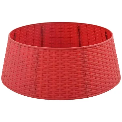  KarácsonyiFaSzoknya Piros Ø 65 x 23 cm Műanyag