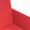  Étkező Székek kerekekkel 2 pcs Piros 57 x 66 x 94 cm Műbőr