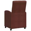  Étkező Székek 2 pcs Fényes barna 57 x 67 x 98 cm Műbőr
