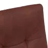  Étkező Székek 2 pcs Fényes barna 57 x 67 x 98 cm Műbőr