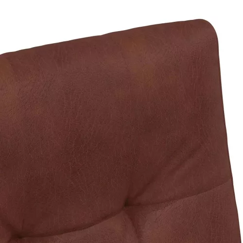  Étkező Székek 2 pcs Fényes barna 57 x 67 x 98 cm Műbőr