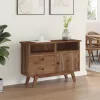  Széf fiókkal Barna 100 x 30 x 68 cm Tömör Teakfa