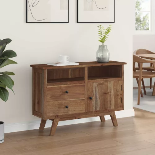  Széf fiókkal Barna 100 x 30 x 68 cm Tömör Teakfa