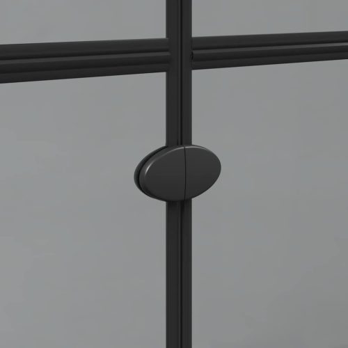  Nyitott zuhanyfal Egyéb Fekete és sötét átlátszó 70 x 190 cm