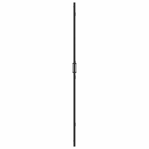  Nyitott zuhanyfal Egyéb Fekete és sötét átlátszó 110 x 190 cm