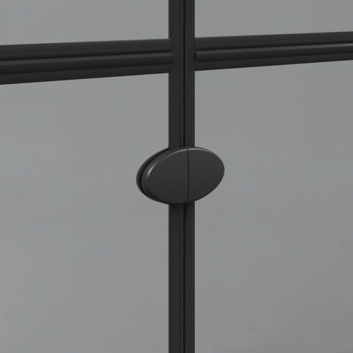  Nyitott zuhanyfal Egyéb Fekete és sötét átlátszó 120 x 190 cm