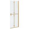  Nyitott zuhanyfal Egyéb Aranyszínű és átlátszó 70 x 190 cm