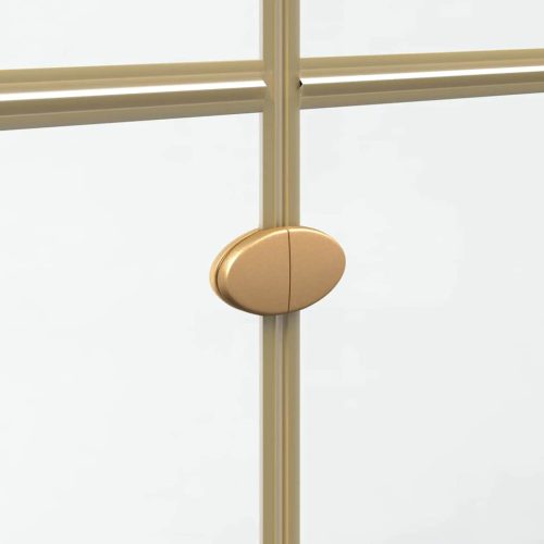  Nyitott zuhanyfal Egyéb Aranyszínű és átlátszó 70 x 190 cm