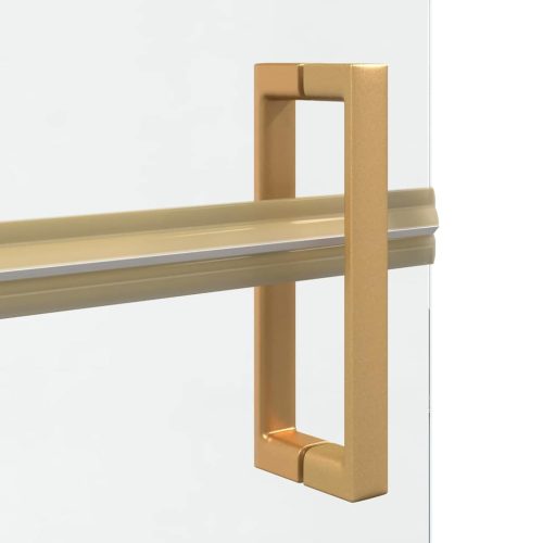  Nyitott zuhanyfal Egyéb Aranyszínű és átlátszó 80 x 190 cm