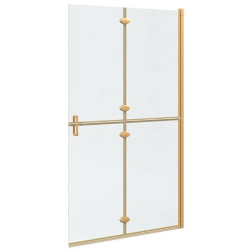  Nyitott zuhanyfal Egyéb Aranyszínű és átlátszó 110 x 190 cm