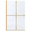  Nyitott zuhanyfal Egyéb Aranyszínű és átlátszó 120 x 190 cm