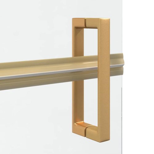  Nyitott zuhanyfal Egyéb Aranyszínű és átlátszó 120 x 190 cm