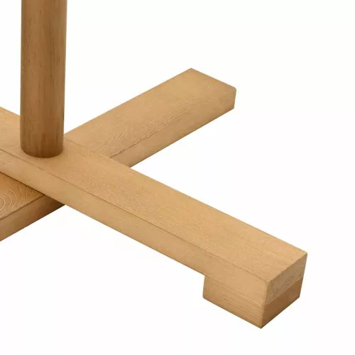  Fából készült Karácsonyfa állvánnyal Barna 210 cm bambusz