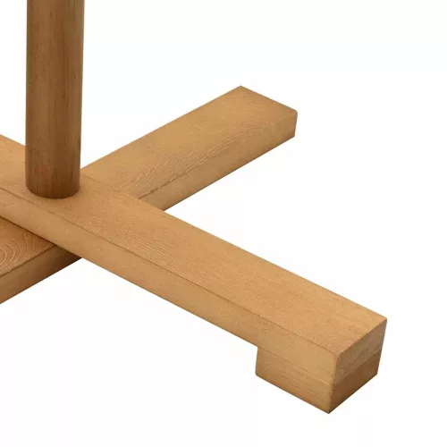  Fából készült Karácsonyfa állvánnyal Barna 150 cm Tömör fenyőfa