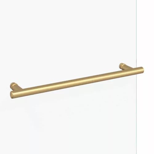  Zuhanybeépítés Arany 120 x 140 cm ESG üveg és alumínium