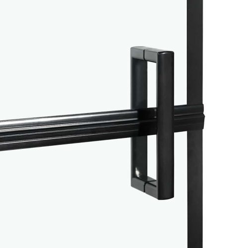  Fürdő Zuhany Képernyő Fekete és átlátszó 80 x 67 x 129.5 cm