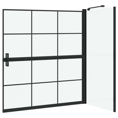  Fürdő Zuhany Képernyő Fekete és átlátszó 116 x 67 x 129.5 cm