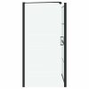  Fürdő Zuhany Képernyő Fekete és átlátszó 80 x 67 x 129.5 cm