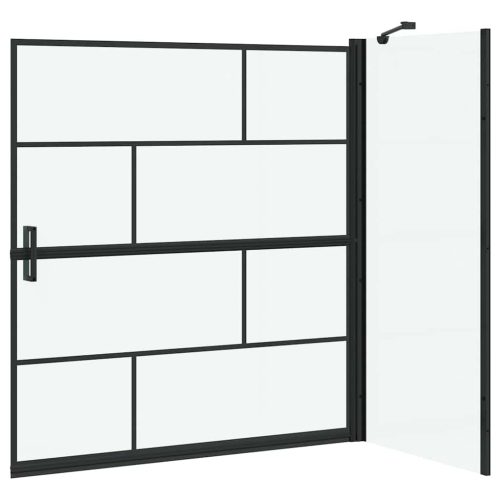  Fürdő Zuhany Képernyő Fekete és átlátszó 116 x 67 x 129.5 cm