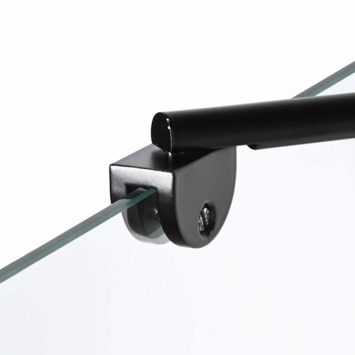  Fürdő Zuhany Képernyő Fekete és átlátszó 116 x 67 x 129.5 cm