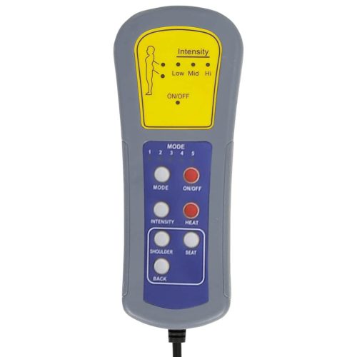  Masszázs Fotel Sötétszürke 91 x 71 x 105.5 cm Bársony