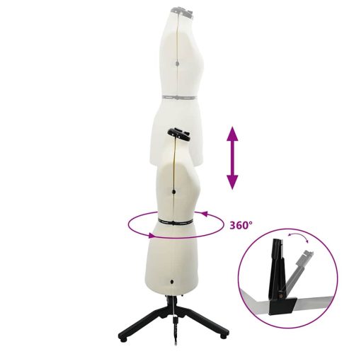  Állítható ruha forma női Krém s Bársony