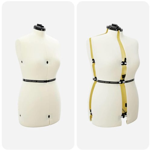  Állítható ruha forma női Krém m Bársony