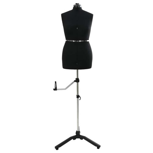  Állítható ruha forma női Fekete m Bársony