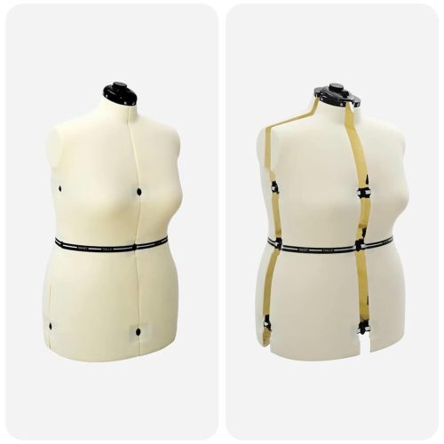  Állítható ruha forma női Krém l Bársony